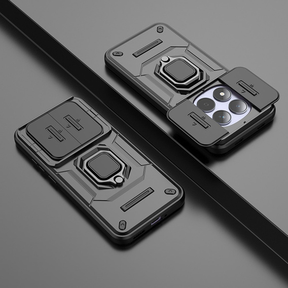 Carcasă blindată cu suport și capac pentru cameră pentru Xiaomi Redmi Note 15 Pro Plus 5G / Poco M8 Pro 5G