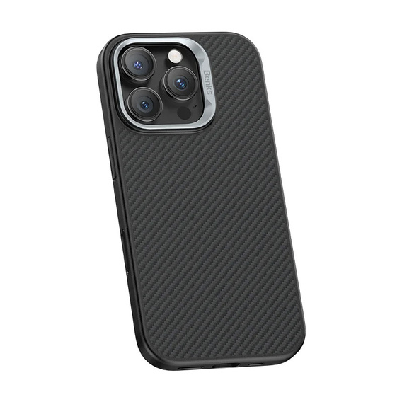 BENKS Kevlar Armor PRO Carbon Fiber 600D D065 caz pentru MagSafe pentru iPhone 16 Pro