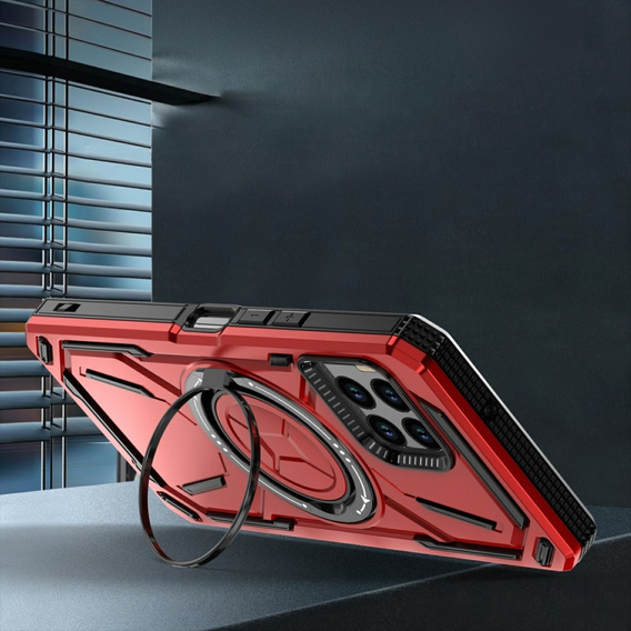 Carcasă pentru T Phone 2 Pro 5G, Heavy Duty Ring, roșu