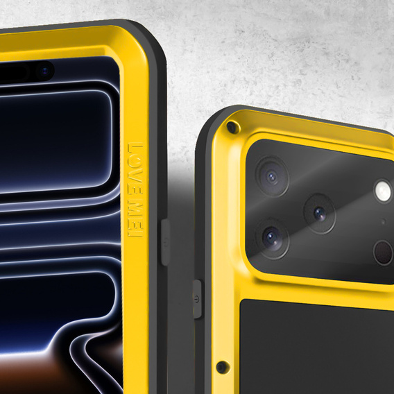 Carcasă blindată cu sticlă temperată pentru iPhone 17 Pro