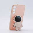 Huse pentru Samsung Galaxy S23 Plus, Astronaut, roz