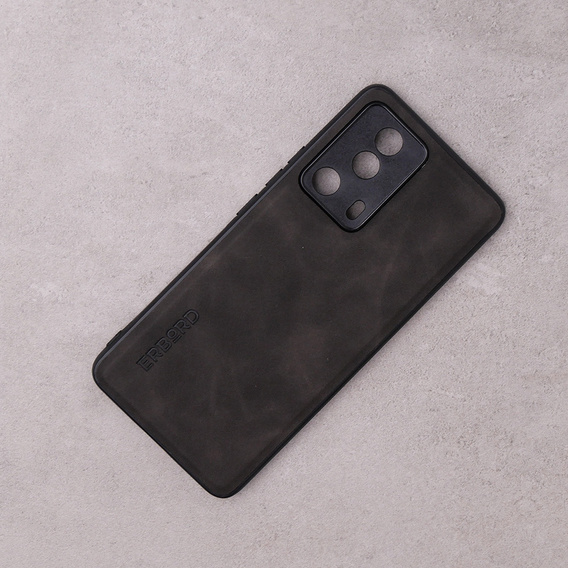 Huse pentru Xiaomi 13 Lite, ERBORD Business, cu placă de suport pentru mașină, gri