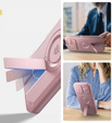Husă blindată pentru iPhone 16 Pro Max, Dexnor CamProtect MagSafe, roz (Două rame)