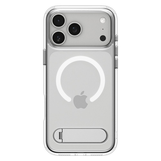 Carcasă Spigen Ultra Hybrid "S" MagSafe pentru iPhone 17 Pro, transparentă / albă