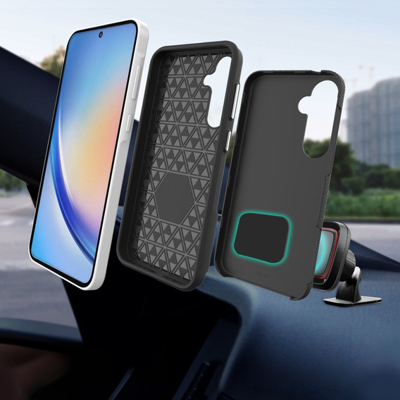 Carcasă blindată pentru Samsung Galaxy A35 5G, Dual Armored, negru