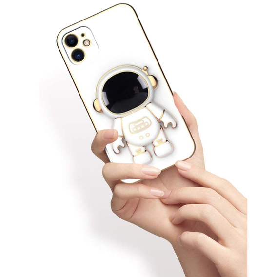 Huse pentru iPhone 12, Astronaut, alb