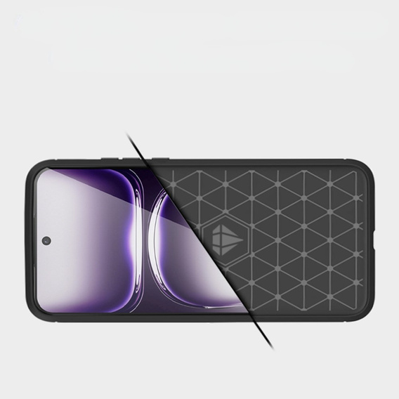 Huse pentru Oppo Reno 12 Pro, Carbon, negru