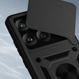 Husă blindată pentru Motorola Edge 60 / 60 Fusion, CamShield Slide, negru