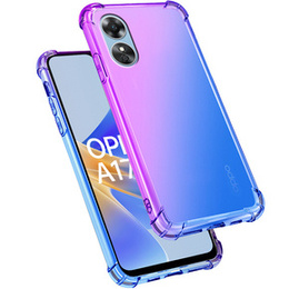 Husa pentru Oppo A17, Gradient Dropproof, Violet / albastru