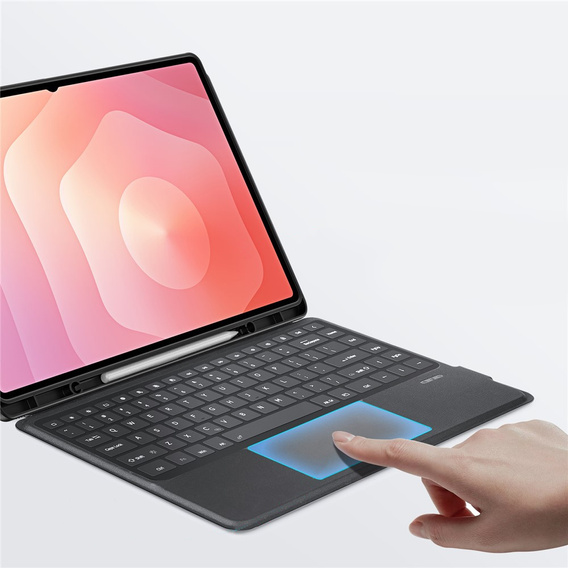 Husă pentru tastatură Dux Ducis seria DK pentru Samsung Galaxy Tab S11 Ultra, negru