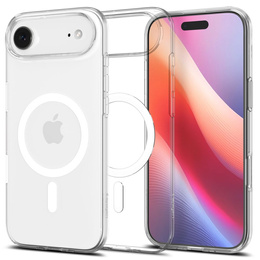 Carcasă Spigen pentru iPhone Air, Liquid Crystal MagSafe, transparentă/albă