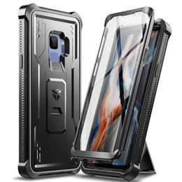 Husă blindată pentru Samsung Galaxy S9, Dexnor Full Body, negru