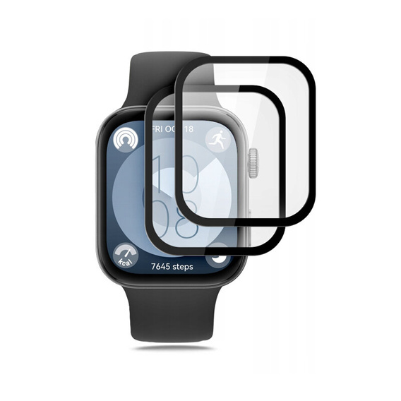 2x ERBORD Hybrid Glass pentru Huawei Watch Fit 3