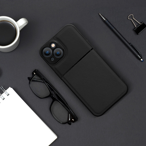 Carcasă pentru Huawei P30 Pro, cu placă de prindere magnetică, negru