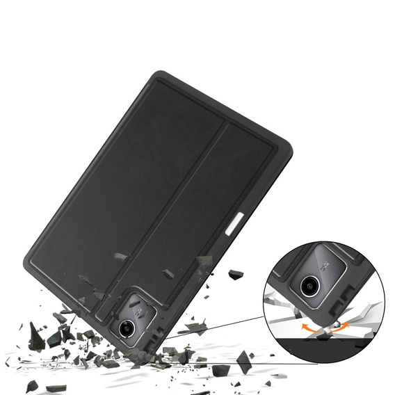 Husă pentru Lenovo Tab M11, Business Card and Pen Slot, negru