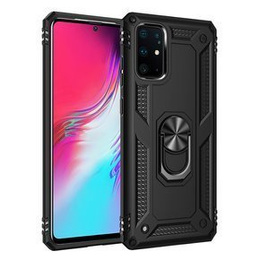 Husă blindată pentru Samsung Galaxy S10 Lite, Nox Case Ring, negru