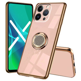 Huse pentru iPhone 14 Pro Max, Electro Ring, roz deschis