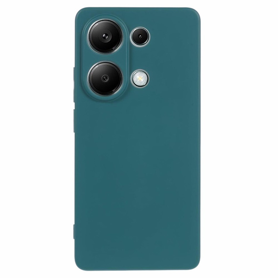 Husa pentru Xiaomi Redmi Note 13 Pro 4G, Silicone Lite, verde închis