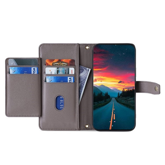 Husă flip cu buzunar cu fermoar pentru iPhone 17 Pro