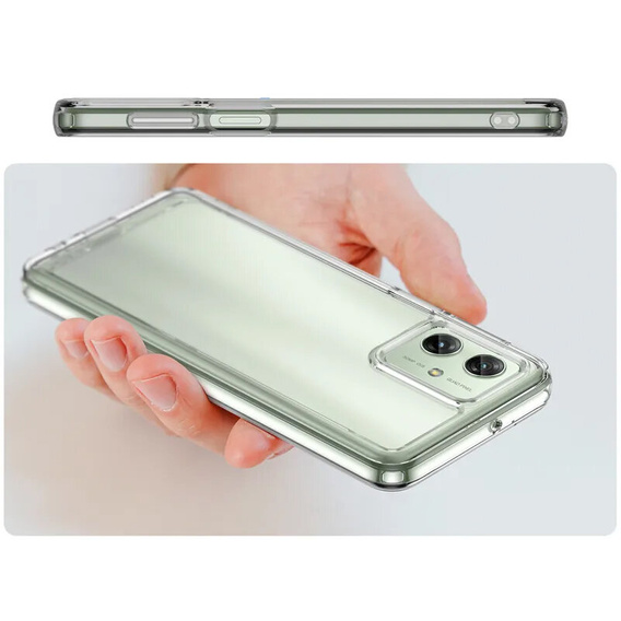 Huse pentru Motorola Moto G54 5G, Fusion Hybrid, transparentă
