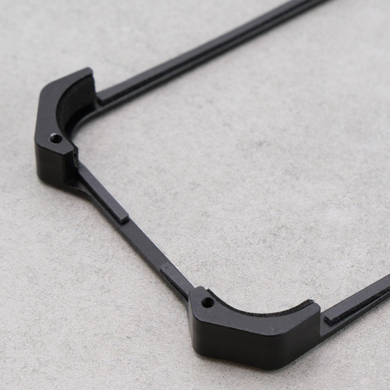 Husă blindată pentru Samsung Galaxy S22, Aluminum Alloy, negru