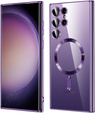 Huse pentru Samsung Galaxy S23 Ultra, MagSafe Hybrid, violet