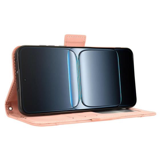 Cu clapetă pentru OnePlus Nord 5, Card Slot, roz