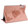 Husă pentru Lenovo Tab M9, Butterfly, roz