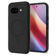 Carcasă MagSafe Spigen pentru Google Pixel 9A, Ultra Hybrid, mat / negru + 9H Tempered Glass