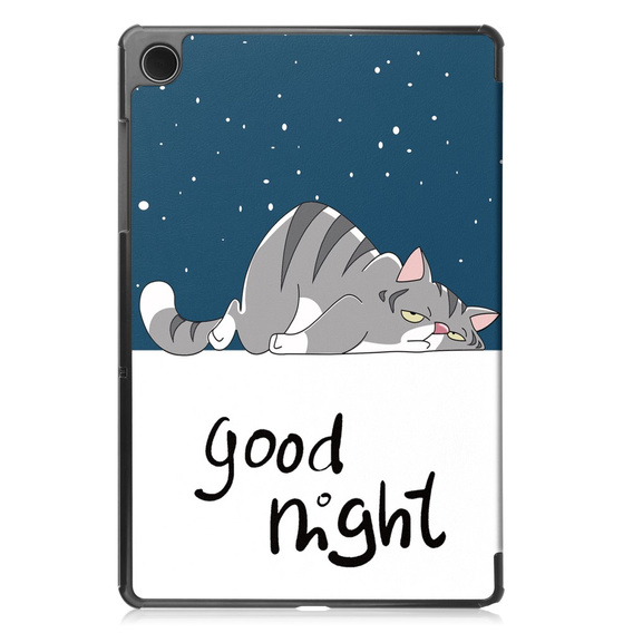 Husă pentru Samsung Galaxy Tab A9, Smartcase, sleeping cat