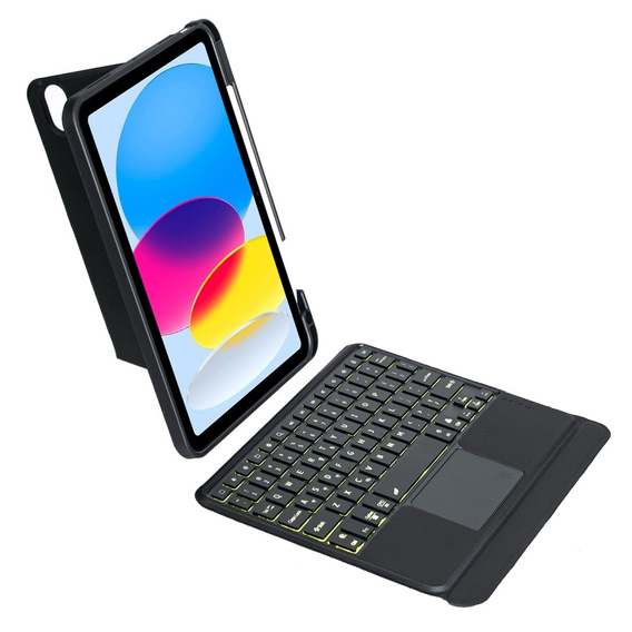 Carcasă + tastatură iPad 10.9 2022 10 GEN, keyboard Pen Slot, negru