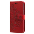 Cu clapetă pentru Xiaomi Redmi Note 13 5G, Mandala, roșu