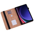 Husă pentru Samsung Galaxy Tab S10 Lite / S10 FE / S9 FE / S9, Classic, cu spațiu pentru stylus, albastru