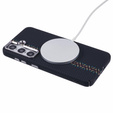 Carcasa pentru Samsung S25+ Plus, Carbon Fiber MagSafe, negru
