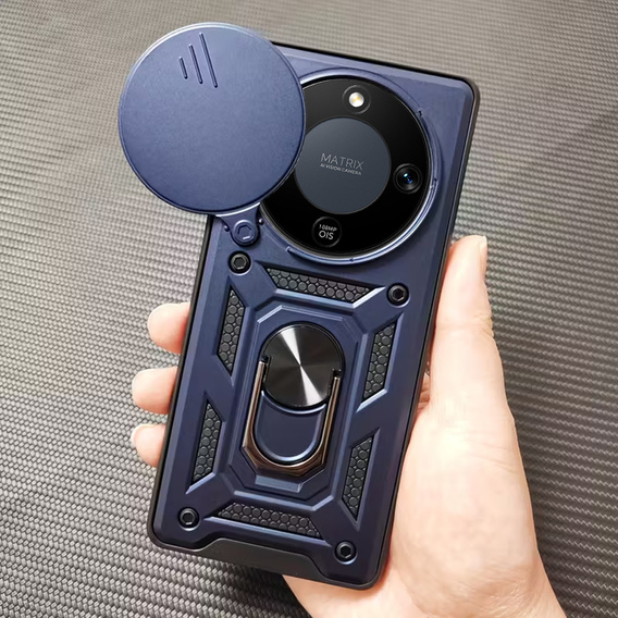 Husă blindată CamShield Slide cu capac pentru cameră și inel pentru Honor Magic 8 Lite