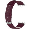 Curea din piele pentru Samsung Galaxy Fit 3, Maroon