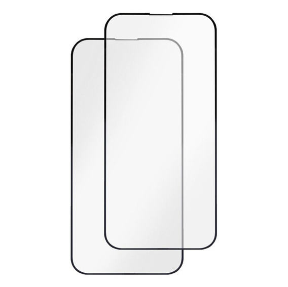 2x Sticlă temperată pentru iPhone 16e / 14 / 13 / 13 Pro, ERBORD Easy App Full Screen Protector