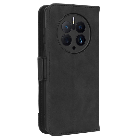 Cu clapetă pentru Huawei Mate 50 Pro 4G, Card Slot, negru