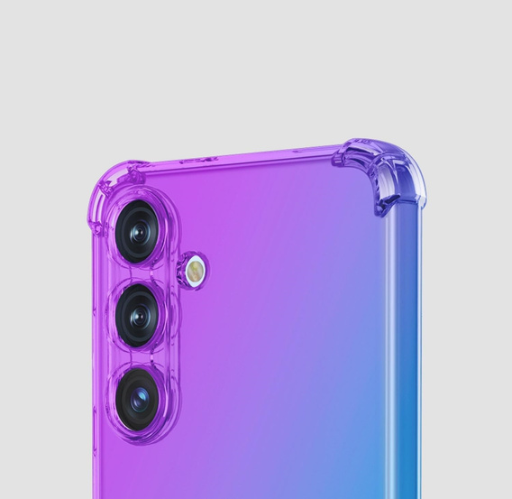 Husa pentru Samsung Galaxy A56, Gradient Dropproof, Violet / albastru