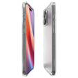 Carcasa Spigen pentru iPhone 16 Pro Max, Ultra Hybrid, transparentă + sticlă temperată 9H