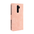 Cu clapetă pentru Xiaomi Redmi Note 8 Pro, Card Slot, roz
