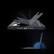 Carcasă + tastatură iPad 7/8/9 10.2 2019 / 2020 / 2021, NILLKIN Bumper Pen Slot, negru