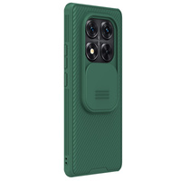 Carcasă blindată Nillkin pentru Xiaomi Redmi Note 14 Pro 5G / Xiaomi Poco X7 5G, CamShield Pro, verde