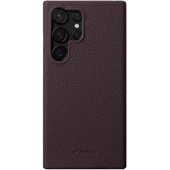Carcasă MELKCO pentru Samsung Galaxy S24 Ultra, din piele, violet