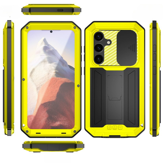 Husă blindată pentru Samsung Galaxy S25, R-JUST, galben