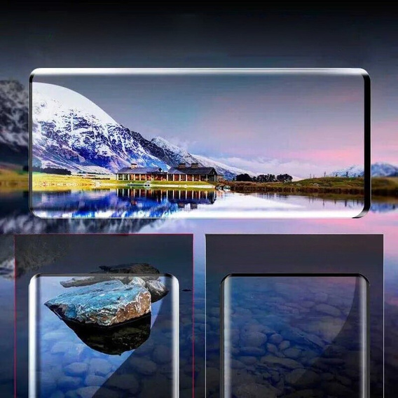 Sticlă călită 3D pentru Motorola Edge 50 Ultra, cadru negru