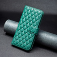 Cu clapetă pentru Motorola Edge 40 Neo, Wallet, BINFEN COLOR, verde