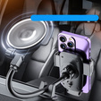Suport auto pentru parbriz Braț lung 30 cm pentru telefoane de 4,7–7 inci