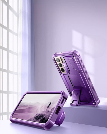Husă blindată pentru Samsung Galaxy S22, Dexnor Full Body, violet