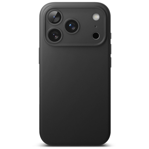 Carcasă Ringke pentru iPhone 17 Pro Max, Silicone Magnetic MagSafe, negru